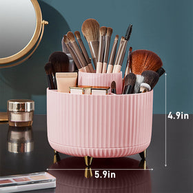 Lifestyle shot of Diesisa Makeup Brush Holder in use