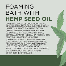 Lifestyle shot of Dr Teal's Foaming Bath in a relaxing bathroom