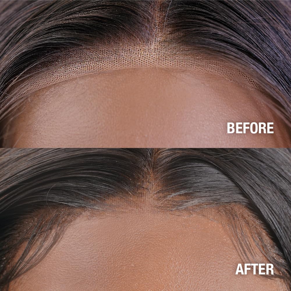 Lifestyle shot of EBIN NEW YORK Wonder Lace Bond Melt Mousse in use