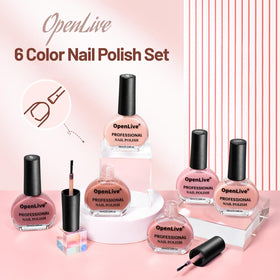 Lifestyle shot of hands with OpenLive Jelly Nail Polish applied
