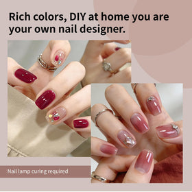 Lifestyle shot of JODSONE gel nail polish being applied