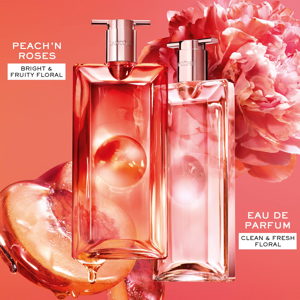 Lifestyle shot of Lancôme Idôle Eau de Parfum in a modern setting