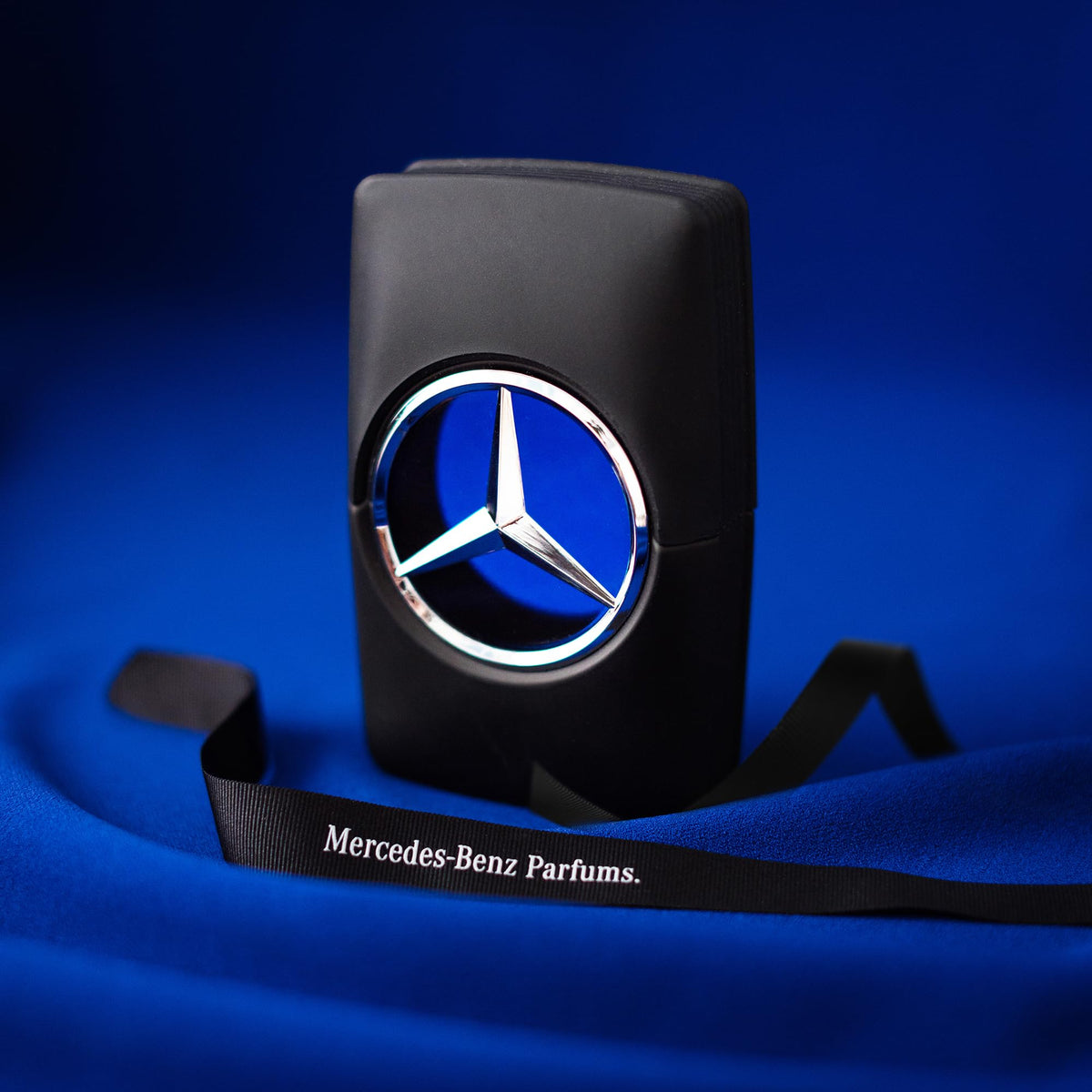 Lifestyle shot of Mercedes Benz Man Eau de Toilette in use