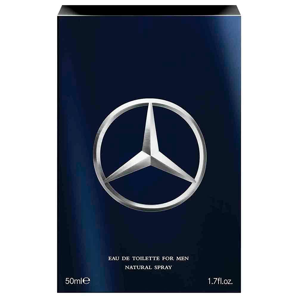 Lifestyle shot of Mercedes Benz Man Intense on a table