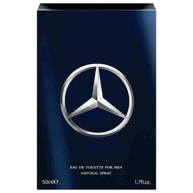 Lifestyle shot of Mercedes Benz Man Intense on a table