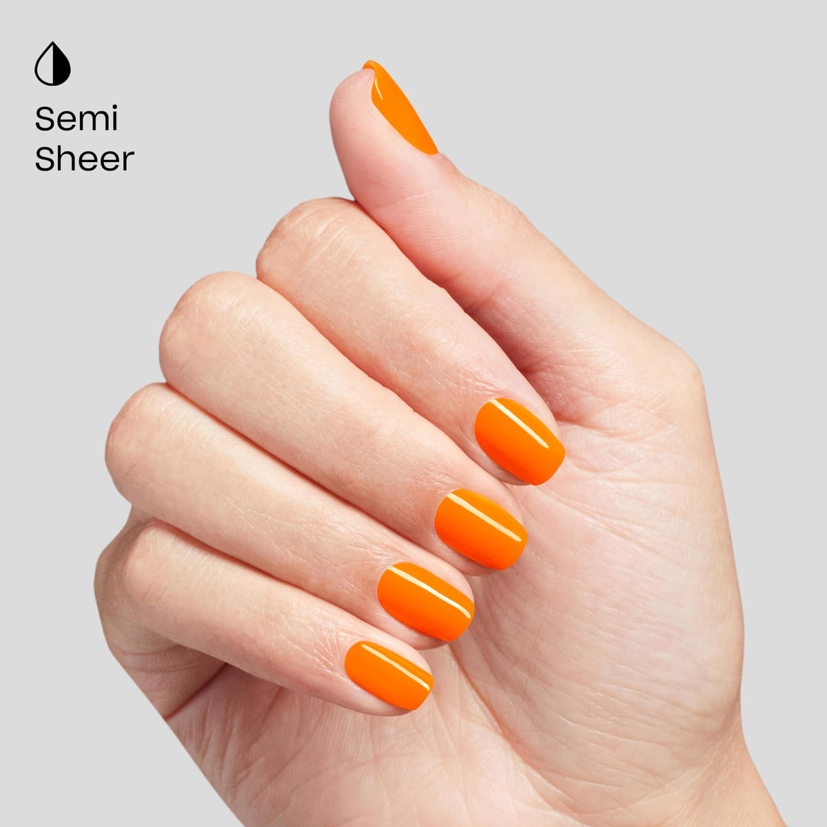 Lifestyle shot of nails painted with OPI Rollerbabe