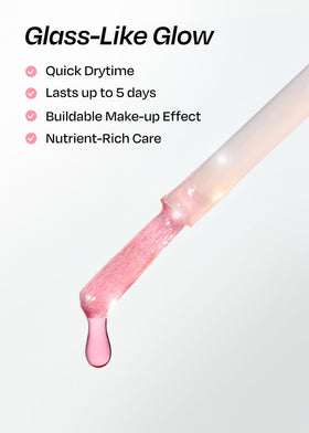 Lifestyle shot of nails with ohora Natural Glow Water Syrup Nail Strengthener