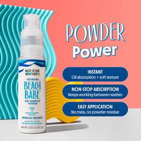 Lifestyle shot of Not Your Mother's Beach Babe Dry Shampoo in use