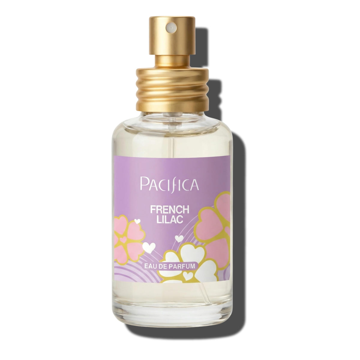 Lifestyle shot of Pacifica French Lilac Spray Perfume in use
