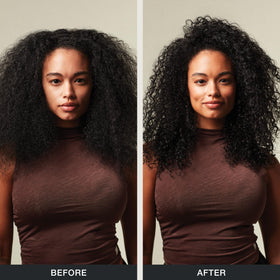Lifestyle shot of Paul Mitchell Super Skinny Serum on vanity