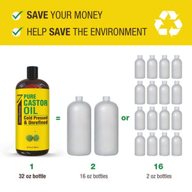 Lifestyle shot of Seven Minerals Castor Oil in a bathroom setting