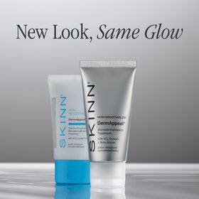 Lifestyle shot of SKINN DermAppeal Microdermabrasion Facial Scrub in bathroom