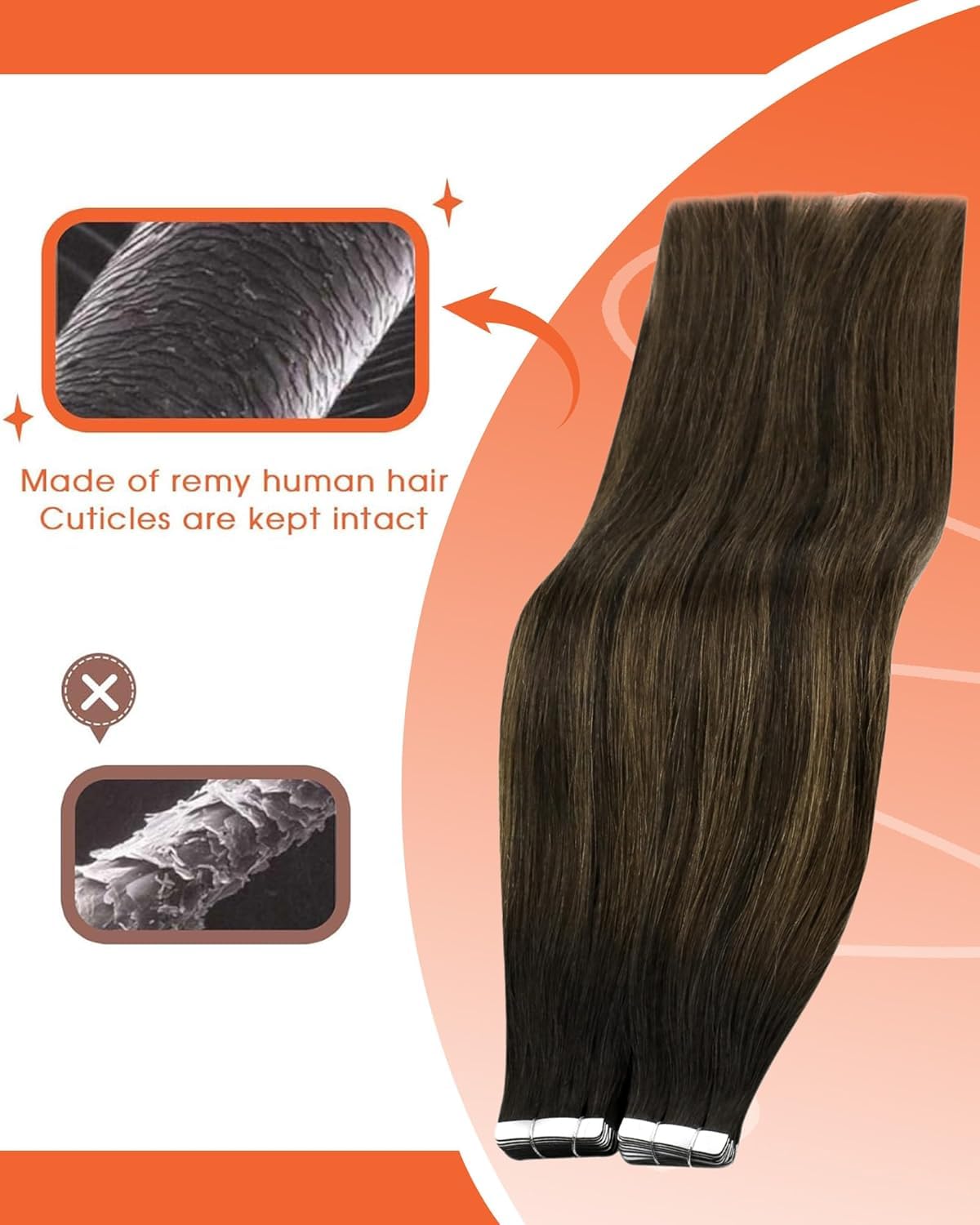 Lifestyle shot of Sunny Hair Extensions in use