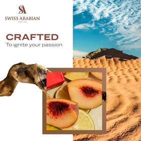 Lifestyle shot of Swiss Arabian Shaghaf Oud Ahmar in use