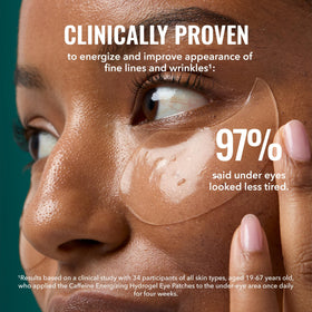 Lifestyle use of Good Molecules Caffeine Energizing Hydrogel Eye Patches