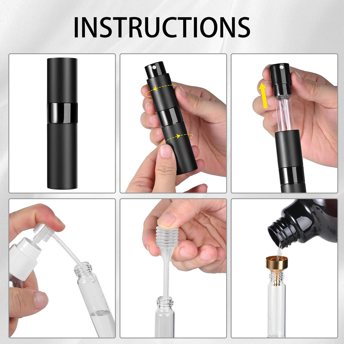 Likealot 8ML refillable atomizer side view showing nozzle