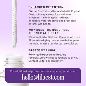 Lilac St. Eternal Bond Lash Glue application process