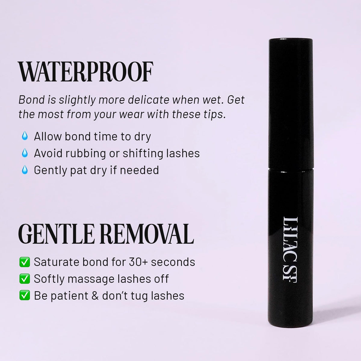 Lilac St. Eternal Bond Lash Glue in a beauty kit