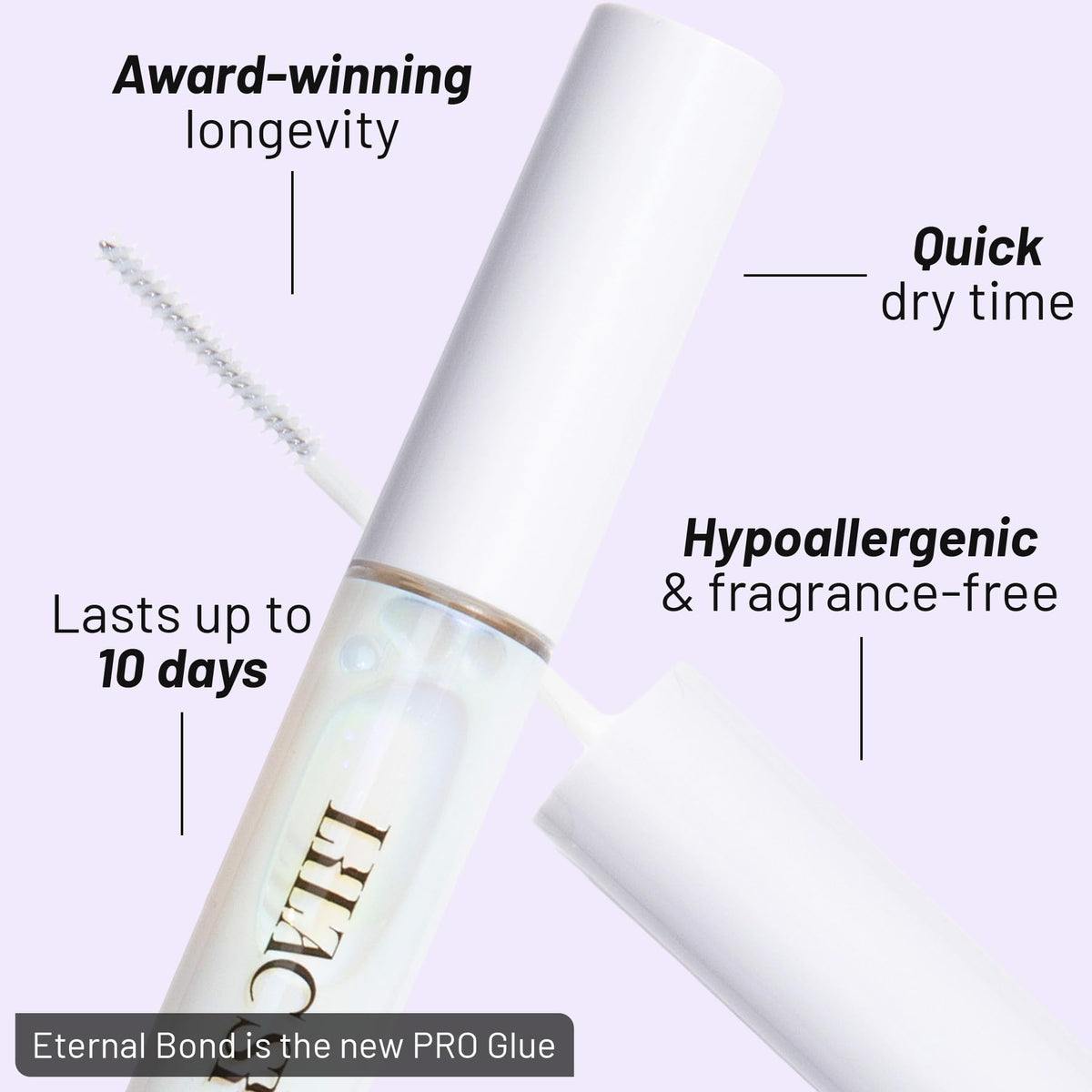 Lilac St. Eternal Bond Lash Glue in a beauty kit