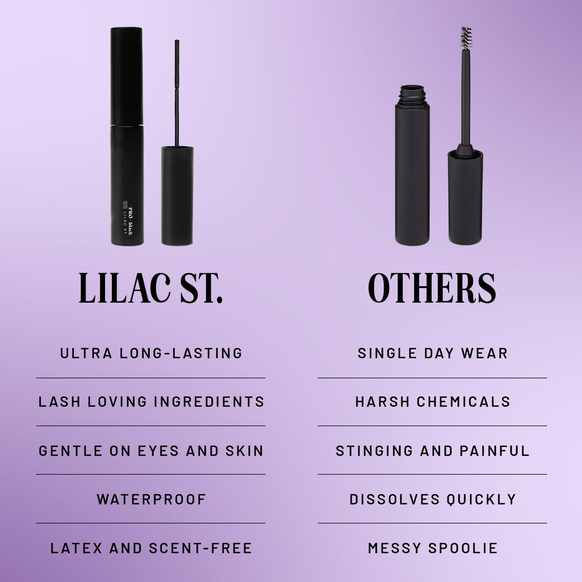 Lilac St. Eternal Bond Lash Glue on a vanity