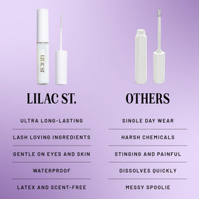 Lilac St. Eternal Bond Lash Glue with false lashes