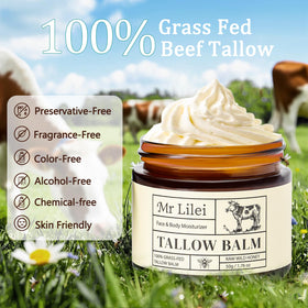 Lilei Beauty Beef Tallow Balm with honey and natural ingredients