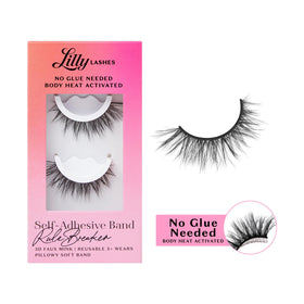 Lilly Lashes 3D Self Adhesive Eyelashes front view