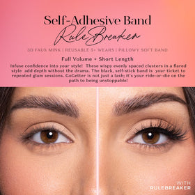 Lilly Lashes 3D Self Adhesive Eyelashes side view
