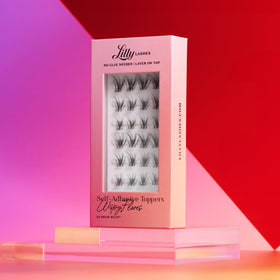 Lilly Lashes Self-Adhesive Wispy Flares Lash Clusters in different lengths