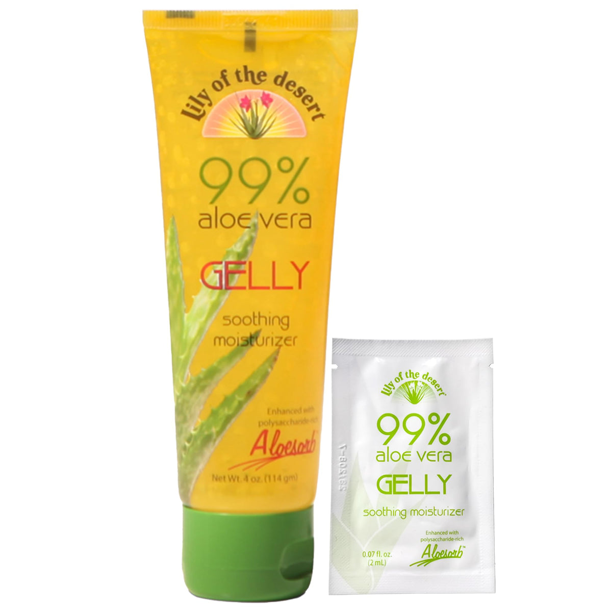 Lily Of The Desert Aloe Vera Gelly 4 oz Gel front view