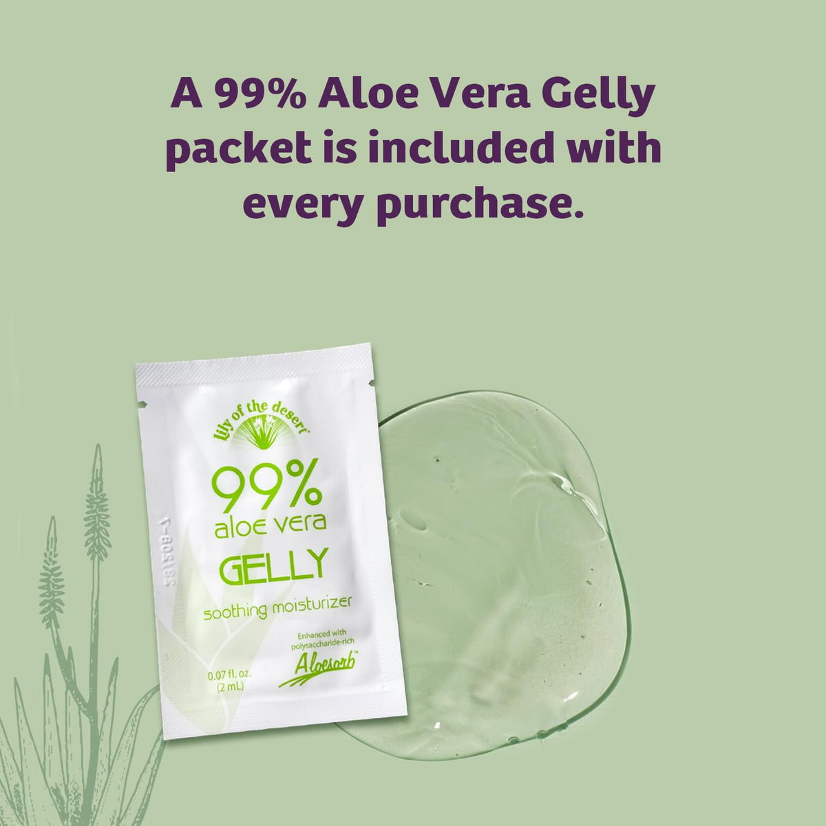 Lily Of The Desert Aloe Vera Gelly 4 oz Gel packaging details