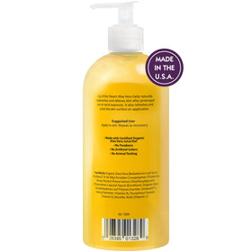 Lily Of The Desert Aloe Vera Gelly side view with pump