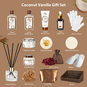 LILY ROY Coconut Vanilla body cream and soy candle