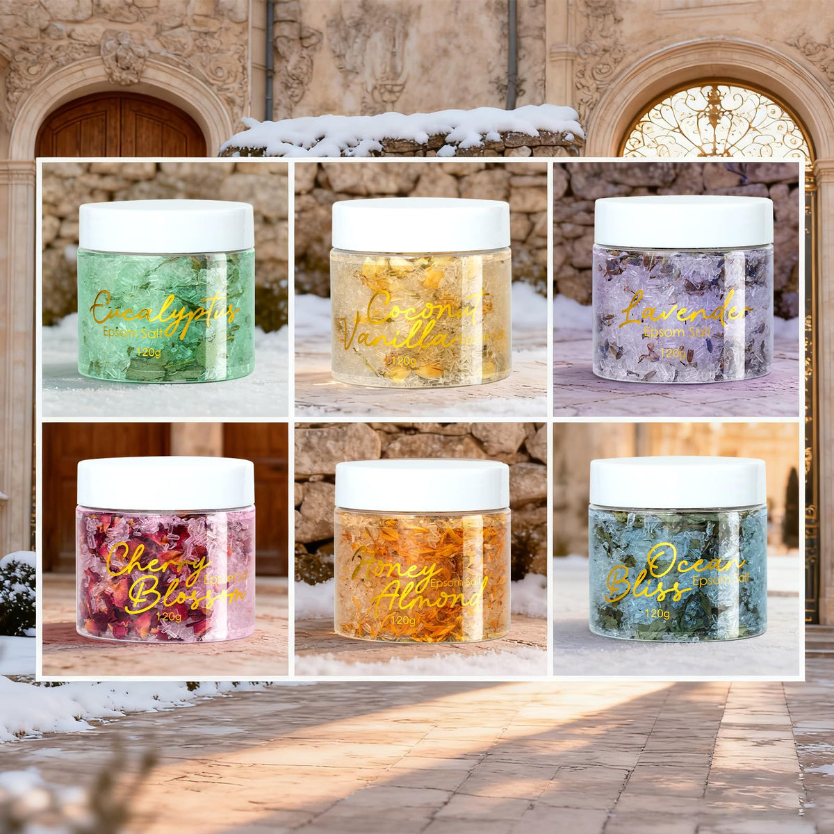 LILY ROY Epsom salts with essential oils and shea butter