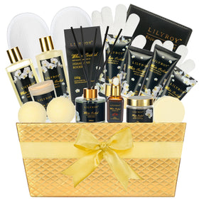 LILY ROY Spa Gifts Set 18Pcs in a handwoven basket