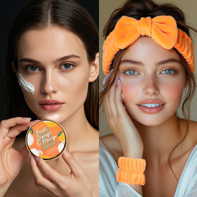 LILY ROY spa skin care kit with personalized gift note