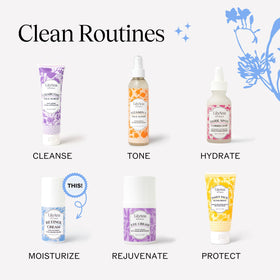 LilyAna Naturals Anti Aging Retinol Cream beside skincare routine items