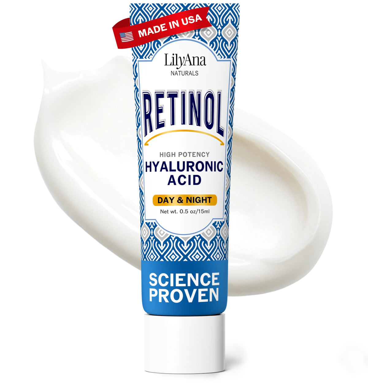 LilyAna Naturals Anti Aging Retinol Face Cream front view 32g