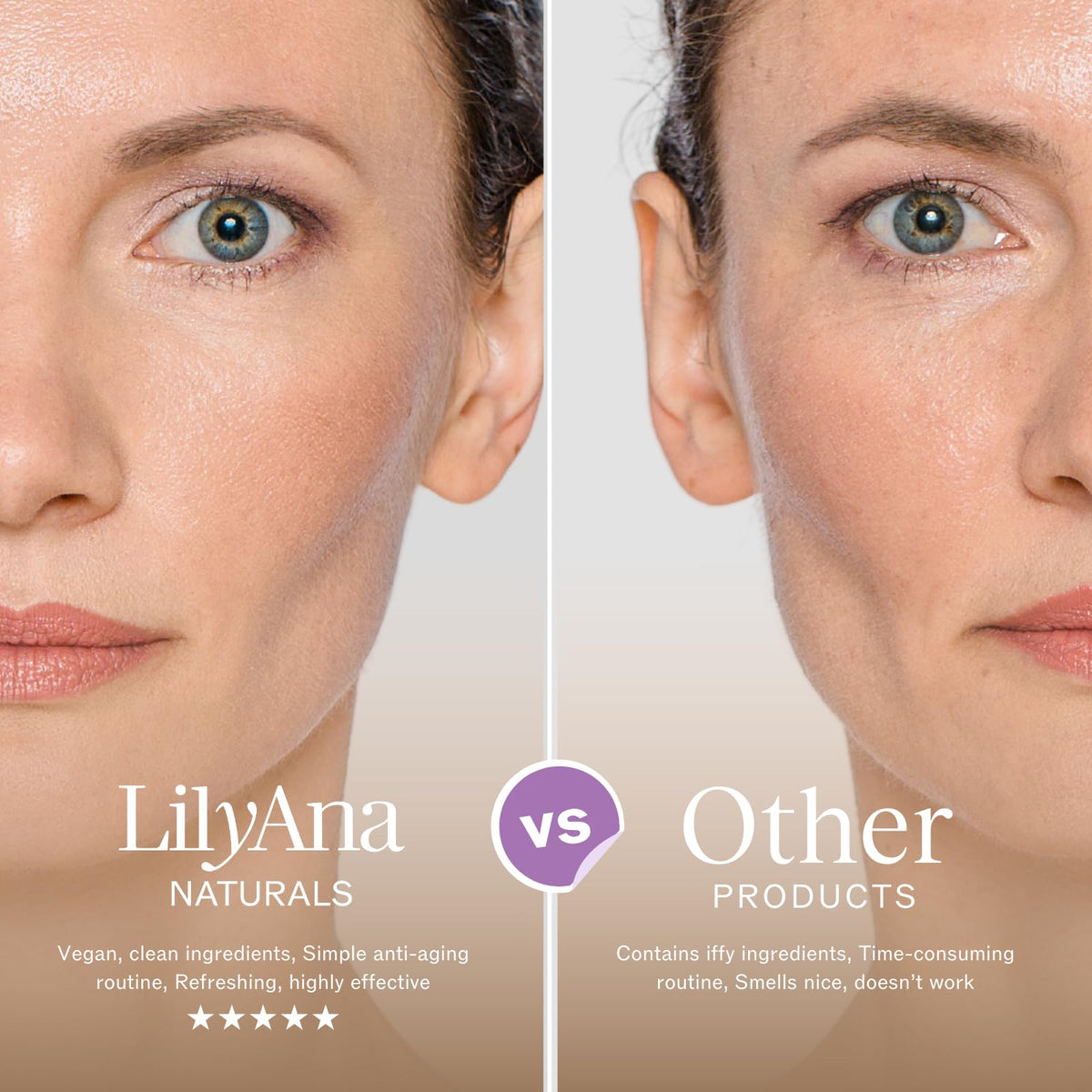 LilyAna Naturals Caffeine Eye Cream in lifestyle setting