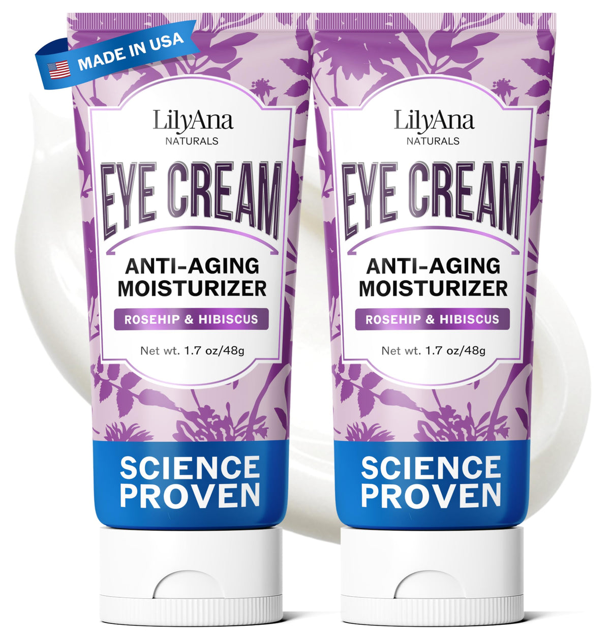 LilyAna Naturals Eye Cream 2-Pack front view