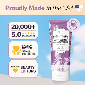 LilyAna Naturals Eye Cream in a skincare routine