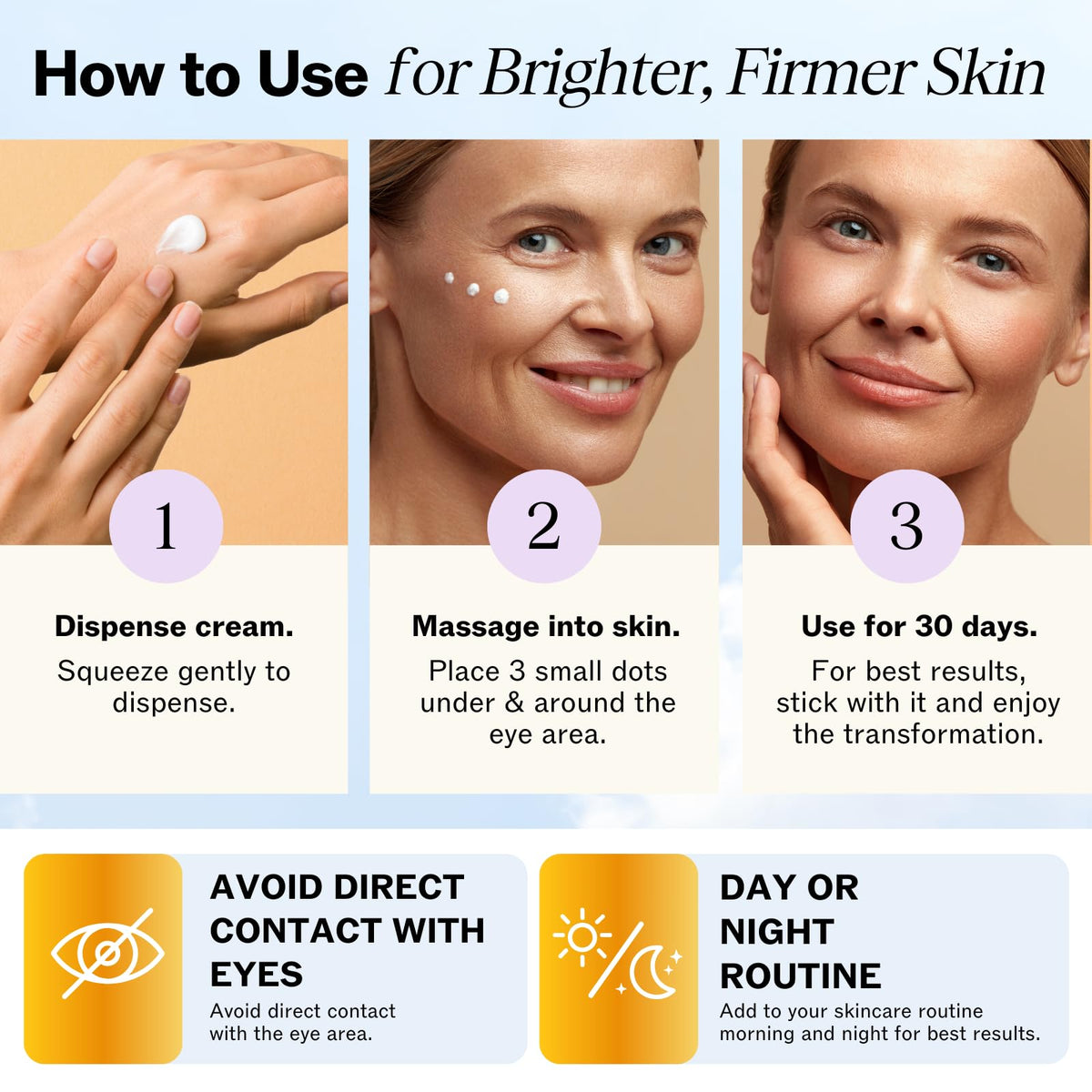 LilyAna Naturals Eye Cream ingredients list