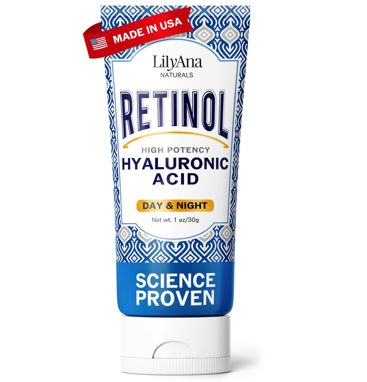 LilyAna Naturals Retinol Face Cream 50g front view
