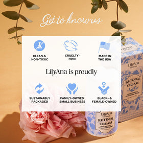 LilyAna Naturals Retinol Face Cream with hyaluronic acid visual