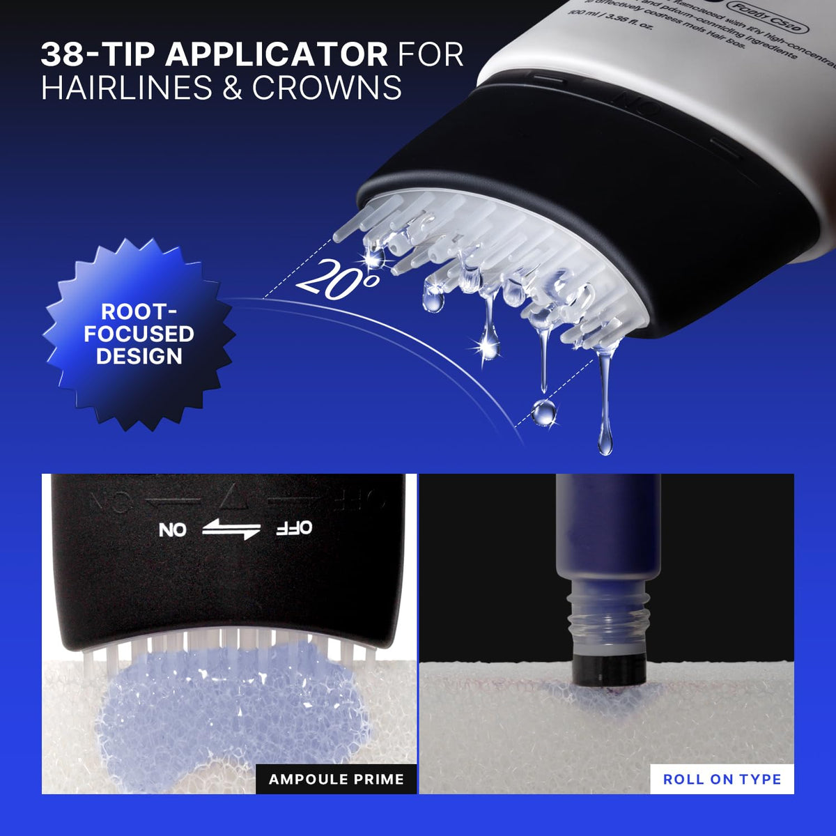 lilyeve GROWTURN Exosome Brush Ampoule lifestyle scene on bathroom counter
