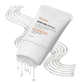 lilyeve GROWTURN Exosome Hair Growth Serum front view with built-in brush