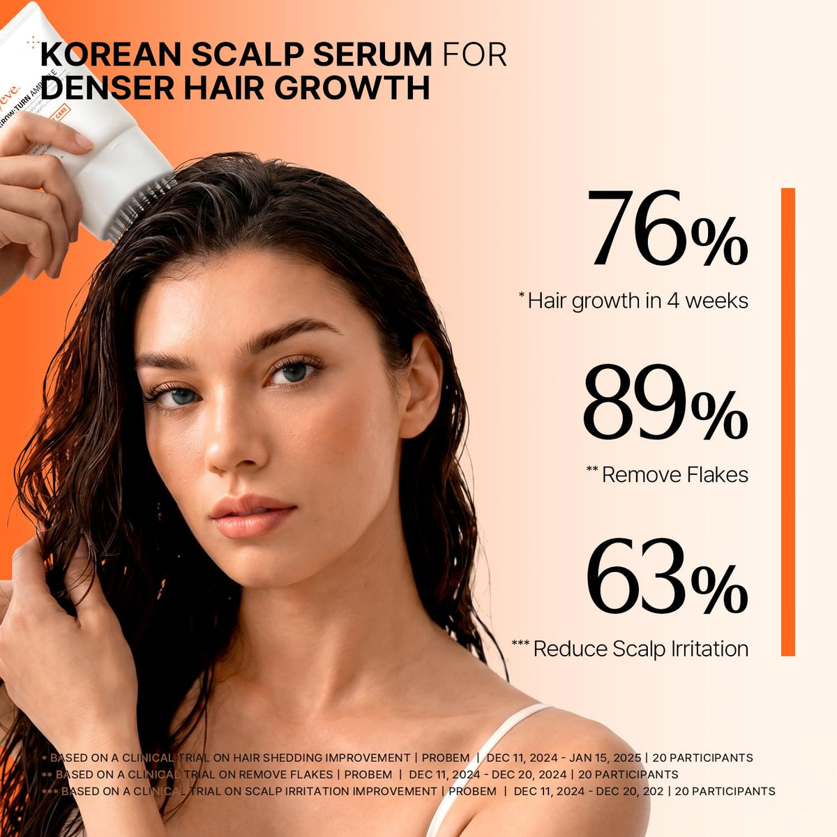 lilyeve GROWTURN Hair Growth Serum texture on hand
