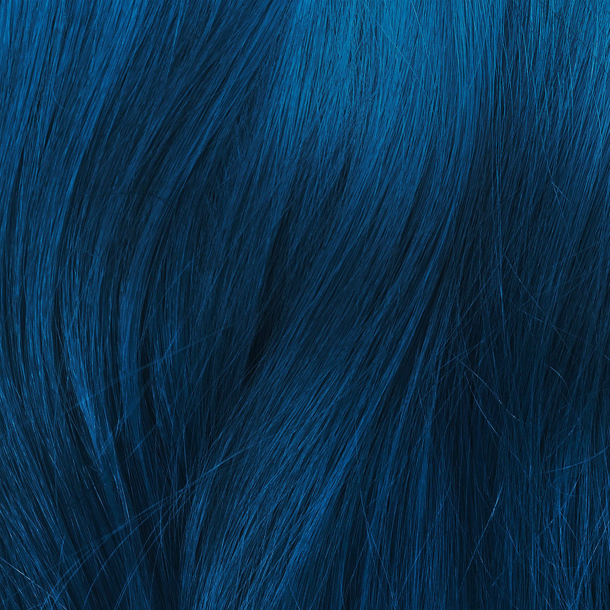 Lime Crime Blue Smoke Hair Dye on hair