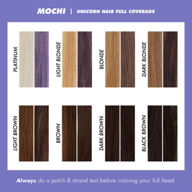 Lime Crime Mochi Hair Dye on pre-lightened hair