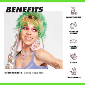 Lime Crime Unicorn Hair Dye application scene